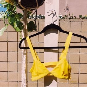 Bold Yellow VYB Swimwear Bikini Top